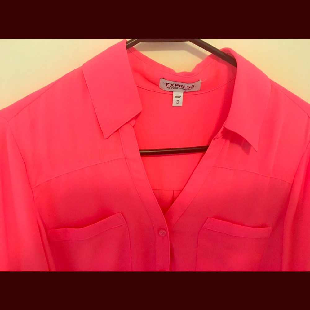 Express Portofino shirt -Neon pink ❤️
